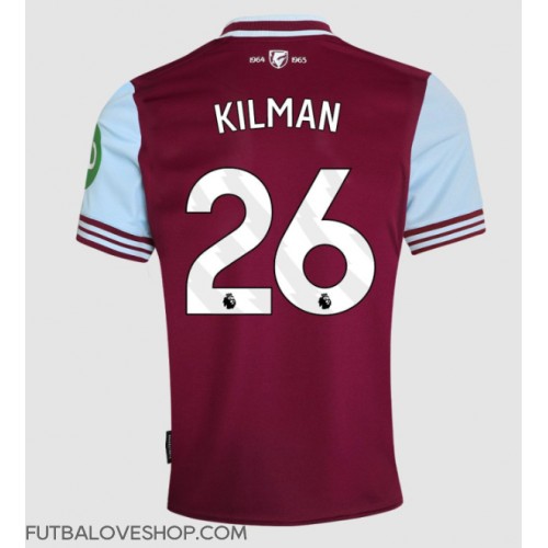 Dres West Ham United Max Kilman #26 Domáci 2024-25 Krátky Rukáv